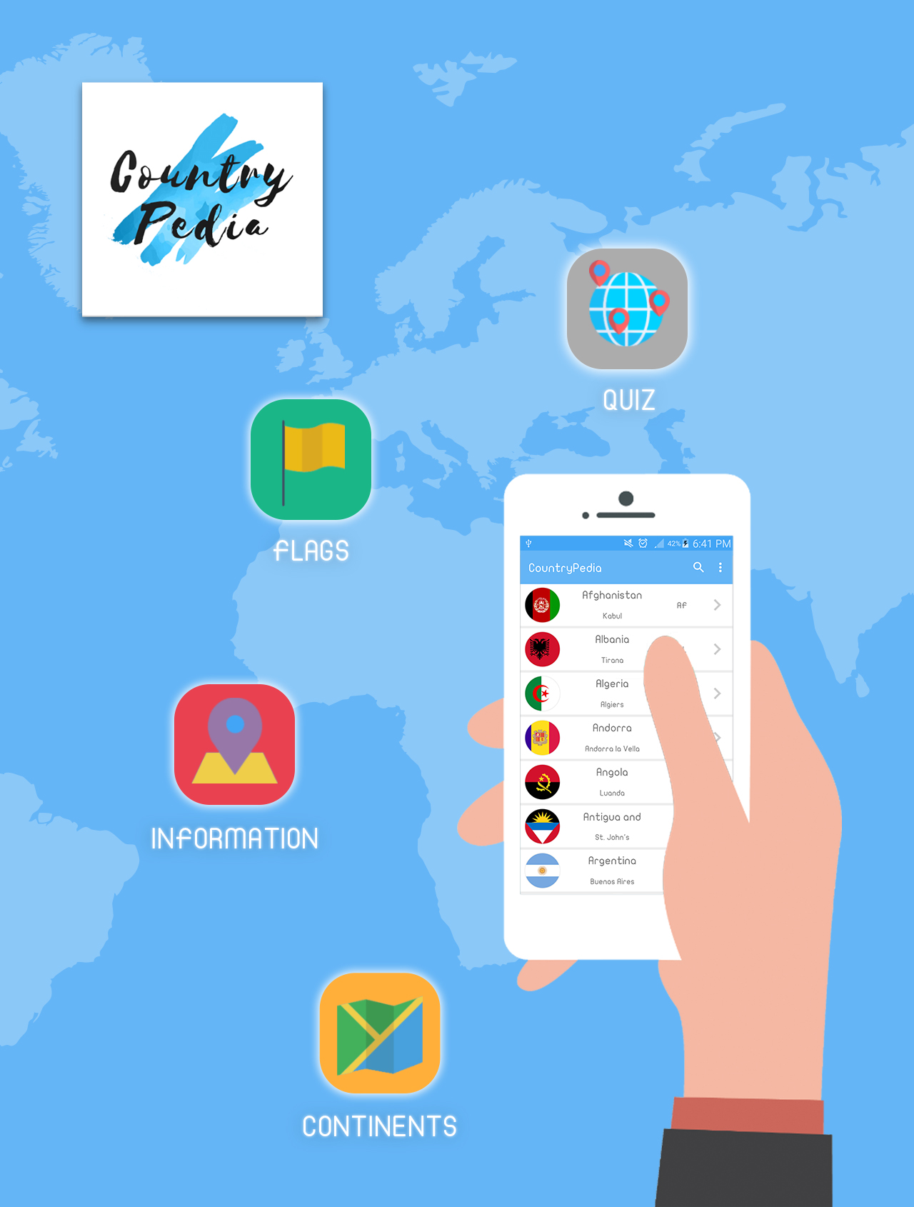E-STEPS | CountryPedia App